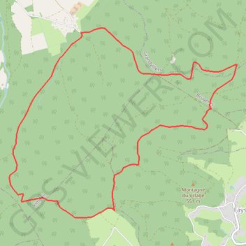 Chemins du Cœur des Vosges - Les Grands Bois GPS track, route, trail