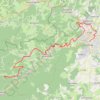 Grande Traversée de l'Ardèche VTT GPS track, route, trail