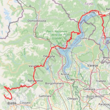 Track-E2. Lugano GPS track, route, trail