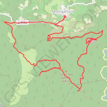 Montgaillard Corbières GPS track, route, trail