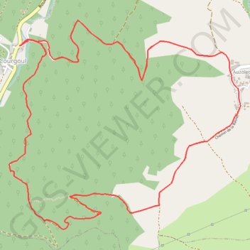 Courgoul - Bergère GPS track, route, trail