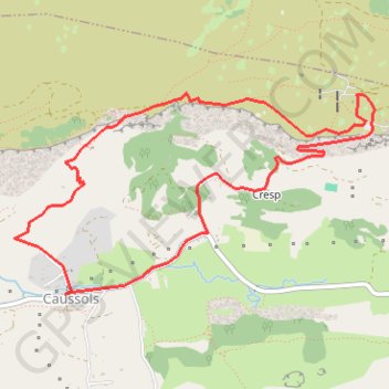 G3b & G4 CAUSSOLS GPS track, route, trail
