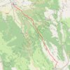 De Pescocostanzo à Sulmona GPS track, route, trail