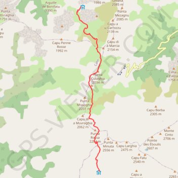 Tightjettu - Carruzo GPS track, route, trail