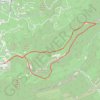 Grande Montagne au départ de Gigondas GPS track, route, trail
