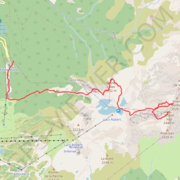 Bouclette au départ de Casserousse GPS track, route, trail