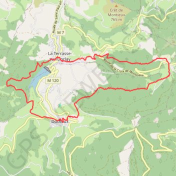 Doizieux GPS track, route, trail