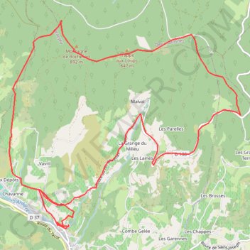 Beaujeu GPS track, route, trail