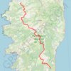 GR 20 - Traversée de la Corse GPS track, route, trail