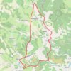 Boucle Floressas Sérignac Malagare Lacépède et Chambeaux GPS track, route, trail