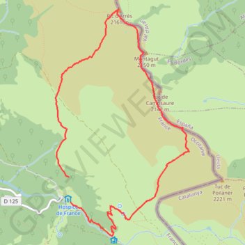 Campsaur - Pic d'Arres GPS track, route, trail