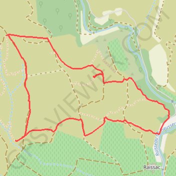 Conques-Ruisseau GPS track, route, trail