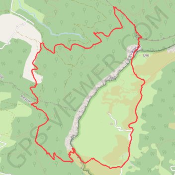 Le Pas de Saint-Vincent par le Soufflot des Crapaudes GPS track, route, trail