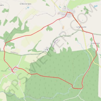 Clairefontaine GPS track, route, trail