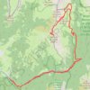 Mont de La Coche GPS track, route, trail