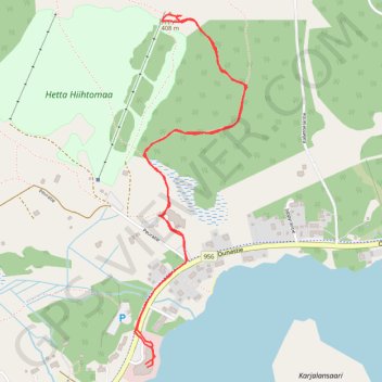 Petites randonnée sur le Jyppyrä GPS track, route, trail