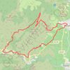 TUCHAN, Caune d'Ander, Padern, gorges du Verdouble, sentier Cathare- 19,2km- 710m (Sabine 16 05 21) GPS track, route, trail