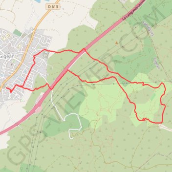 Sortie massif de la gardiole GPS track, route, trail