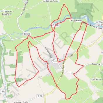 Le Theil (50330) GPS track, route, trail