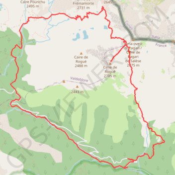 Circuit Cime de Rogué GPS track, route, trail