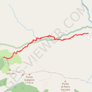 Col de tribali GPS track, route, trail