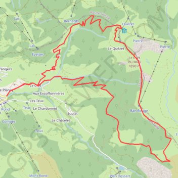 Ban Rouge GPS track, route, trail