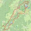 Le Tanet, le Lac Vert GPS track, route, trail