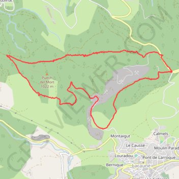 Col de Sié - L' Ardoiserie - Lacaune GPS track, route, trail