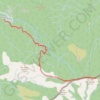 LE ROC DE FRAUSA:18 GPS track, route, trail