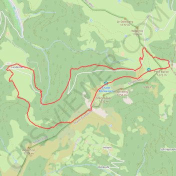 Petit Ballon GPS track, route, trail