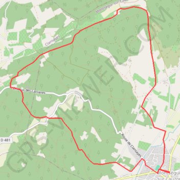 Montségur-sur-Lauzon GPS track, route, trail