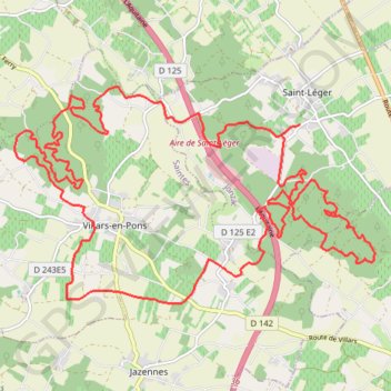 St Leger 31 kms GPS track, route, trail