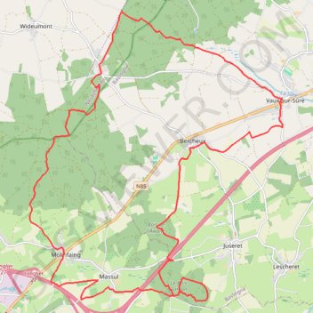 27 km du 17.08.2022 GPS track, route, trail