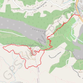 Sainte-Anne-d'Evenos Le Gros Cerveau GPS track, route, trail