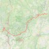GR65 De Montredon à Labastide-Marnhac (Lot) GPS track, route, trail