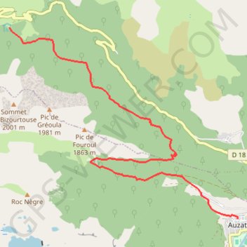 Terre D'avenir - auzat GPS track, route, trail