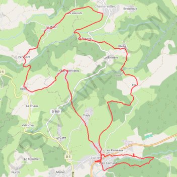 Luriec GPS track, route, trail