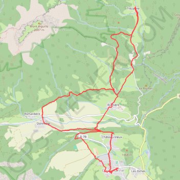 Chichilianne - Trezanne GPS track, route, trail