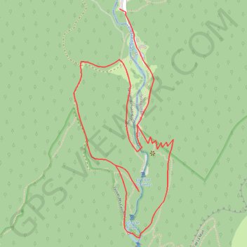 Saint-Même, les cascades du Guiers GPS track, route, trail