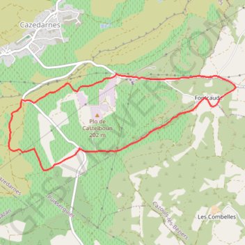 Abbaye de Fontcaude - Cazedarnes GPS track, route, trail