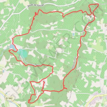 Les Carrières d'Ocres - Mormoiron GPS track, route, trail