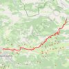 Chemin du Piemont du Mas d'Azil à Saint Lizier GPS track, route, trail