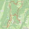 Crêtes de Charande GPS track, route, trail