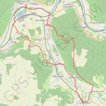 Vallée du Surmelin GPS track, route, trail
