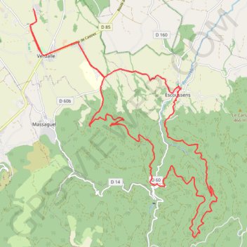 La Borde GPS track, route, trail