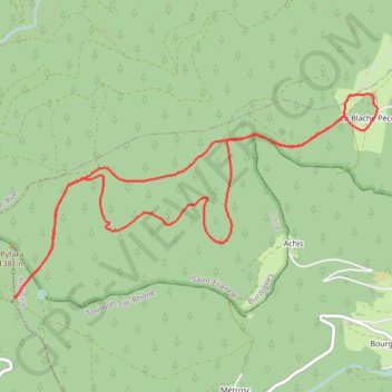 Burdigne GPS track, route, trail