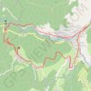 Circuit Château de Montbel (Saint Pierre d'Entremont - 38) GPS track, route, trail