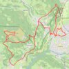 Mont de Gez par le sud GPS track, route, trail