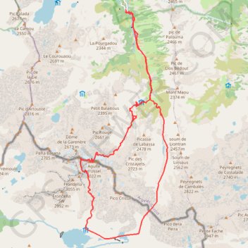 Mont Balaïtous Mai GPS track, route, trail