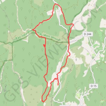 Gordes - Pique-nique GPS track, route, trail